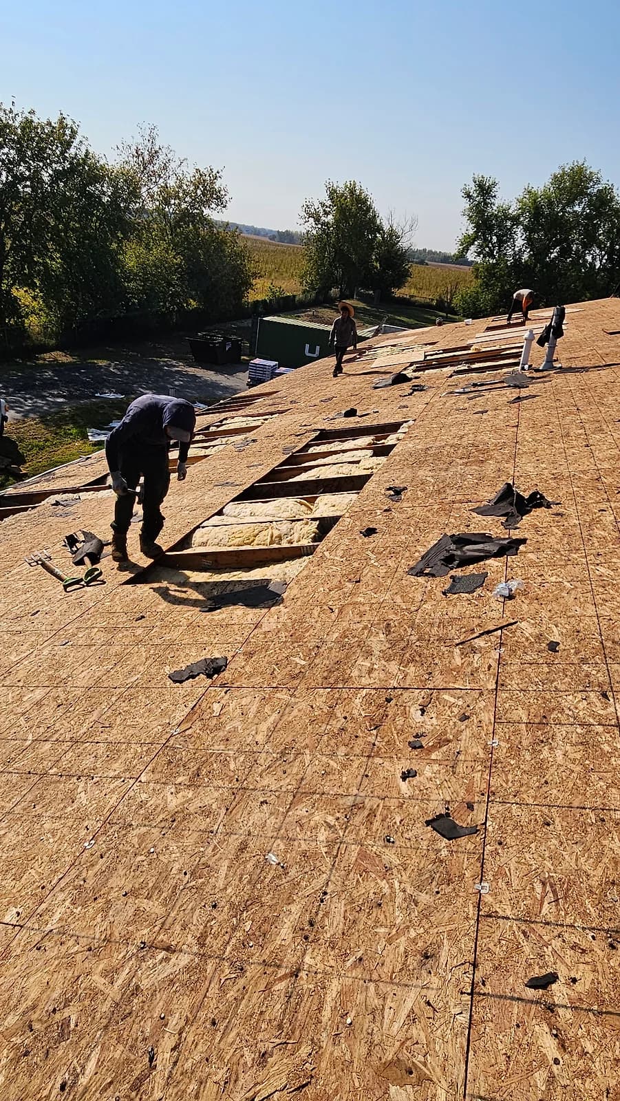 A completed DJK Restoration roofing project